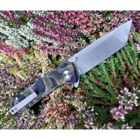 QSP Knife Grebe T Button Lock QS148-F1 S35VN Stahl...