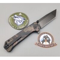 QSP Knife Grebe T Button Lock QS148-F2 S35VN Stahl...