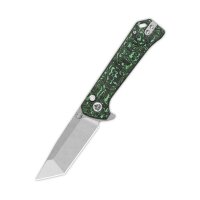 QSP Knife Grebe T Button Lock QS148-G1 S35VN Stahl Mossie...