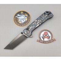 QSP Knife Grebe T Button Lock QS148-H2 S35VN Stahl...