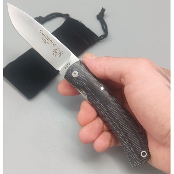 J&V Forester Campera TRF Micarta XC75 Stahl