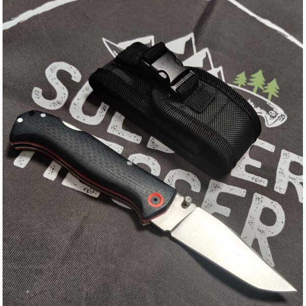 J&V Forester Spike Yute Micarta14C28N Stahl Backlock