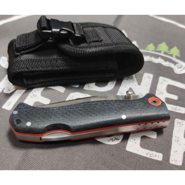 J&V Forester Spike Yute Micarta14C28N Stahl Backlock