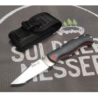 J&amp;V Forester Spike Yute Micarta14C28N Stahl Backlock