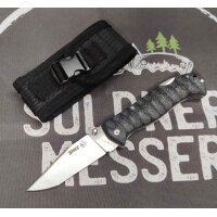 J&V Forester Spike TRF Micarta14C28N Stahl Backlock