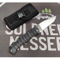 J&V Forester Spike TRF Micarta14C28N Stahl Backlock
