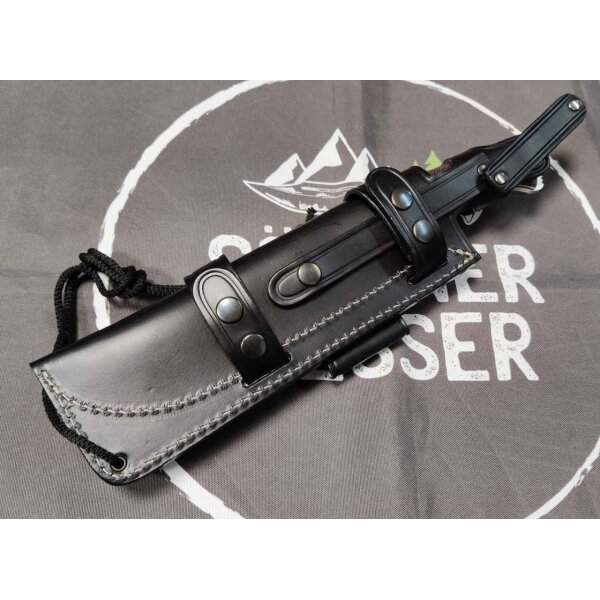 J&V Forester Dual Explorer Bison Micarta Handmade