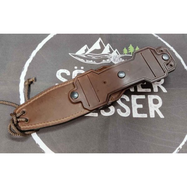 J&V Forester Wolf Cocobolo 4116 Stahl Lederscheide
