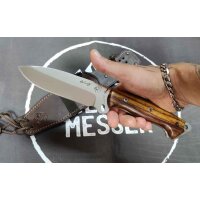 J&V Forester Wolf Cocobolo 4116 Stahl Lederscheide