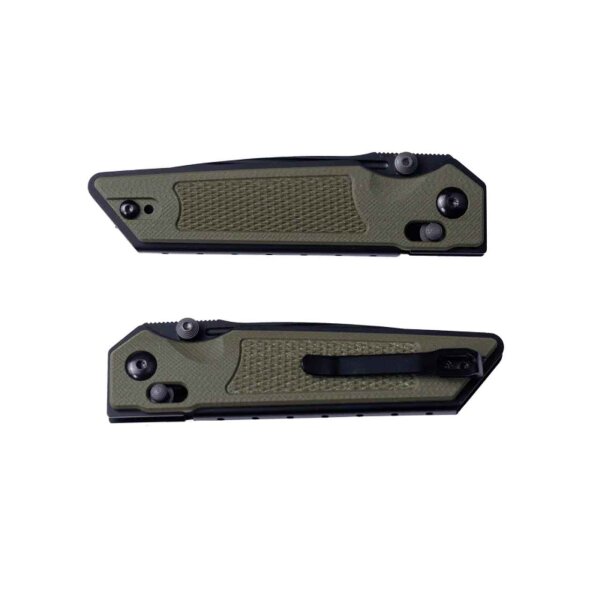 Real Steel RSK Sacra Tac OD Green G10 Slide Lock