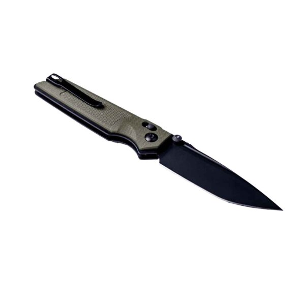 Real Steel RSK Sacra Tac OD Green G10 Slide Lock