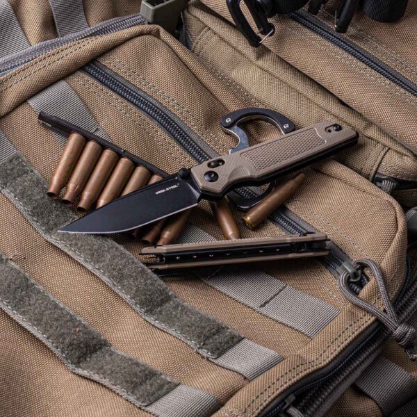 Real Steel RSK Sacra Tac Coyote G10 Slide Lock