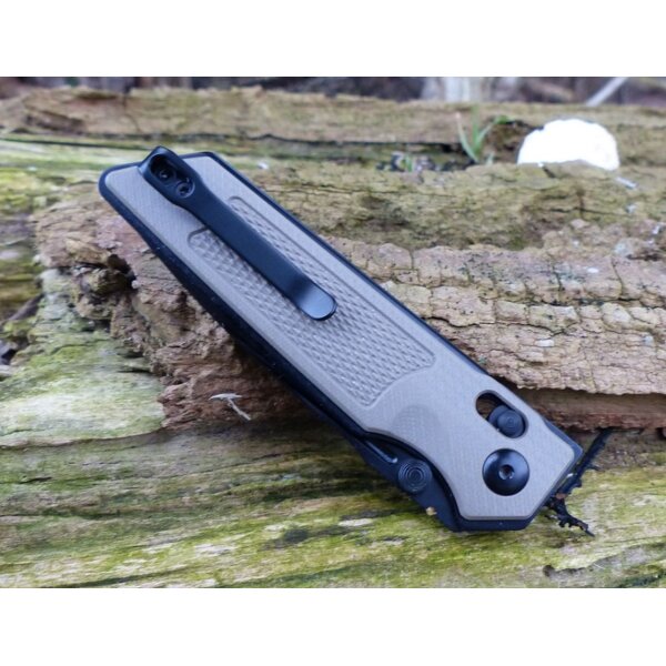 Real Steel RSK Sacra Tac Coyote G10 Slide Lock