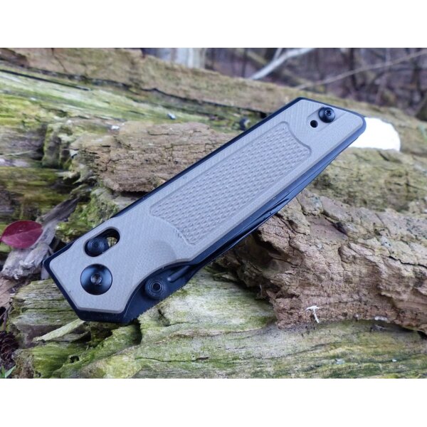 Real Steel RSK Sacra Tac Coyote G10 Slide Lock