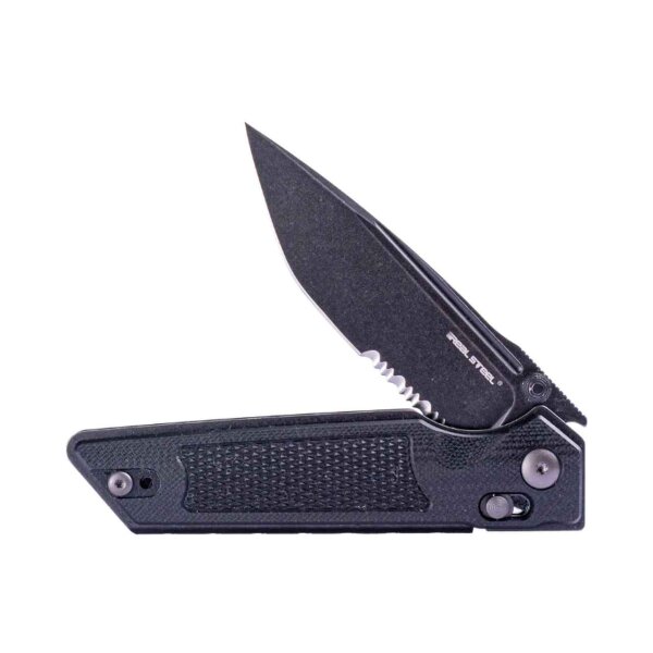 Real Steel RSK Sacra Tac Black G10 Slide Lock Serrated