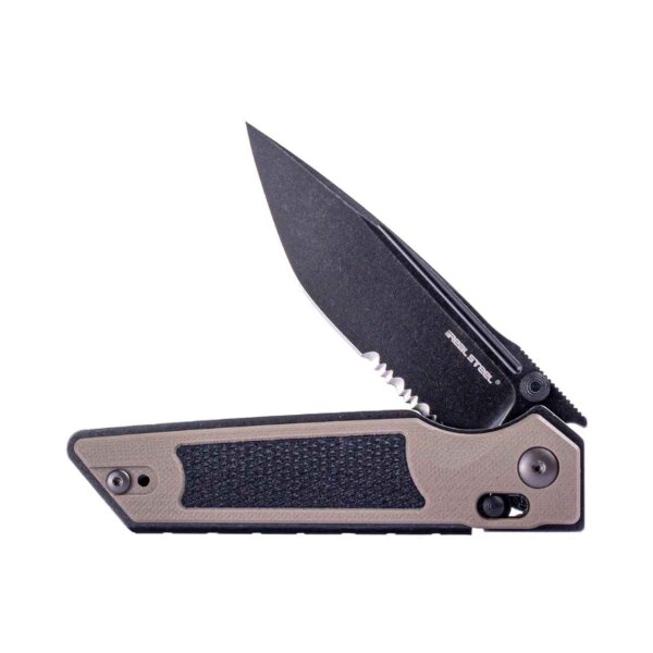 Real Steel RSK Sacra Tac Coyote G10 Slide Lock Serrated