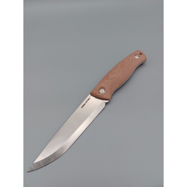 Real Steel RSK Pathfinder Fixed Brown Micarta 14C28N Bushcraft