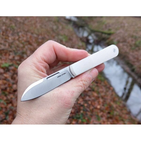 Real Steel RSK Barlow RB5 Drop Point Ivory
