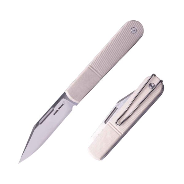 Real Steel RSK Barlow RB5 Clip Point Ivory