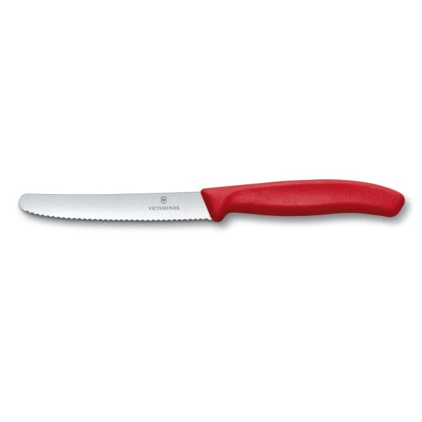 Victorinox Swiss Classic Tomaten- und Tafelmesser Brötchenmesser rot