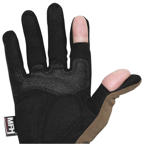 MFH Tactical Handschuhe " Attack " Einsatzhandschule coyote tan Gr. L