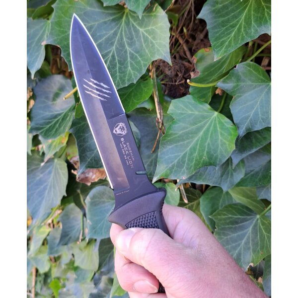 Cudeman Black Lion ACX 380 Stahl Gummigriff Cordurascheide