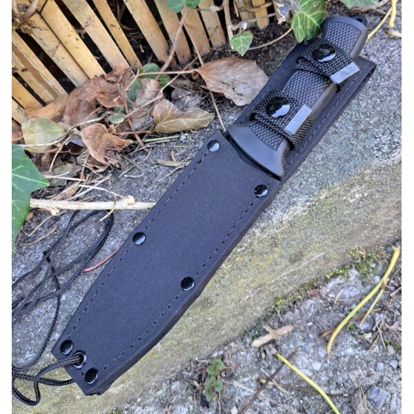 Cudeman Black Lion ACX 380 Stahl Gummigriff Cordurascheide