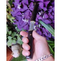Albainox Furusato Damast Holzgriff mit Scheide