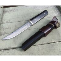 Albainox Setsunai Damast Holzgriff mit Scheide