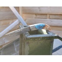 Albainox Blue Lago Damastmesser mit Triple-Material Griff...