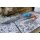 Albainox Blue Lago Damastmesser mit Triple-Material Griff Taschenmesser