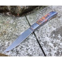 Albainox Sunstorm Damast Slipjoint Holzgriff Damascus