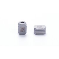 Real Steel Titanium Beads Lanyard Beads 1100-Hexagon Silver