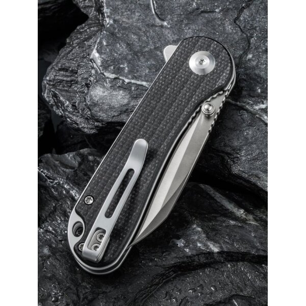 Civivi Elementum Wharncliffe C18062AF-3 Canvas Micarta Black