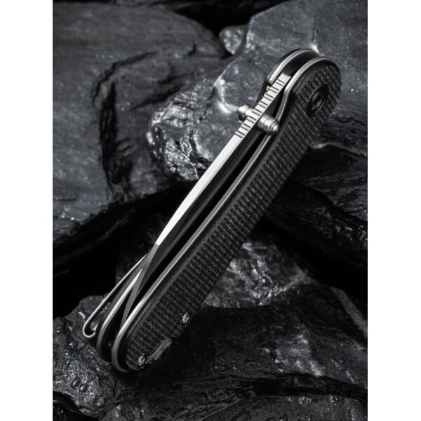 Civivi Elementum Wharncliffe C18062AF-3 Canvas Micarta Black