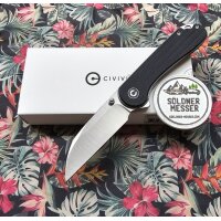 Civivi Elementum Wharncliffe C18062AF-3 Canvas Micarta Black