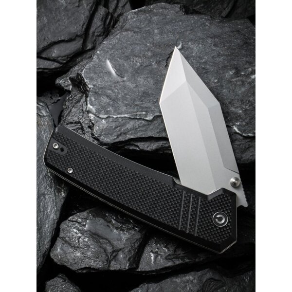 Civivi Bhaltair C23024-1 Flipper Tanto Black G10