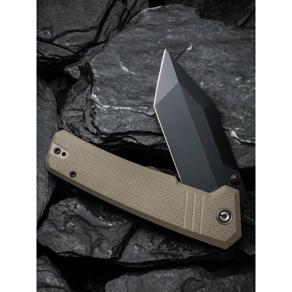 Civivi Bhaltair C23024-2 Flipper Tanto Tan G10