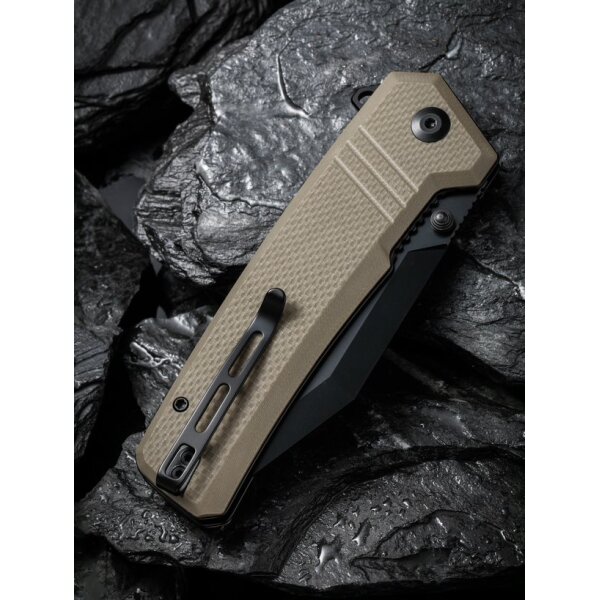 Civivi Bhaltair C23024-2 Flipper Tanto Tan G10