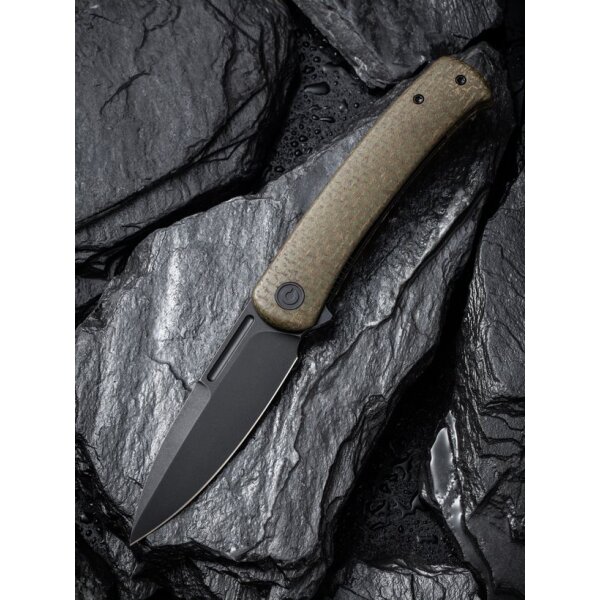 Civivi Caetus Flipper C21025C-3 Burlap Micarta Green