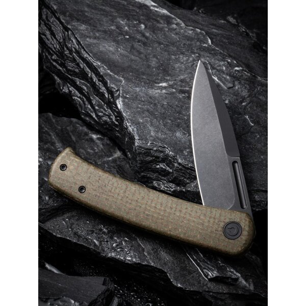 Civivi Caetus Flipper C21025C-3 Burlap Micarta Green