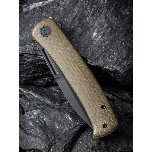 Civivi Caetus Flipper C21025C-3 Burlap Micarta Green