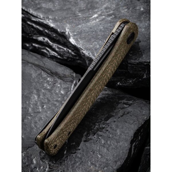 Civivi Caetus Flipper C21025C-3 Burlap Micarta Green
