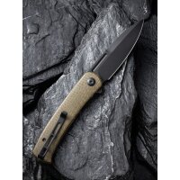Civivi Caetus Flipper C21025C-3 Burlap Micarta Green