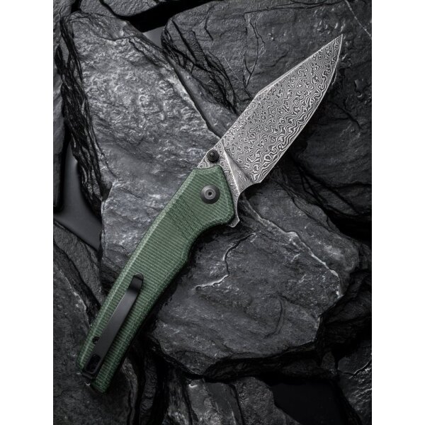 Civivi Tranquil Folder C23027-DS1 Damast Canvas Micarta
