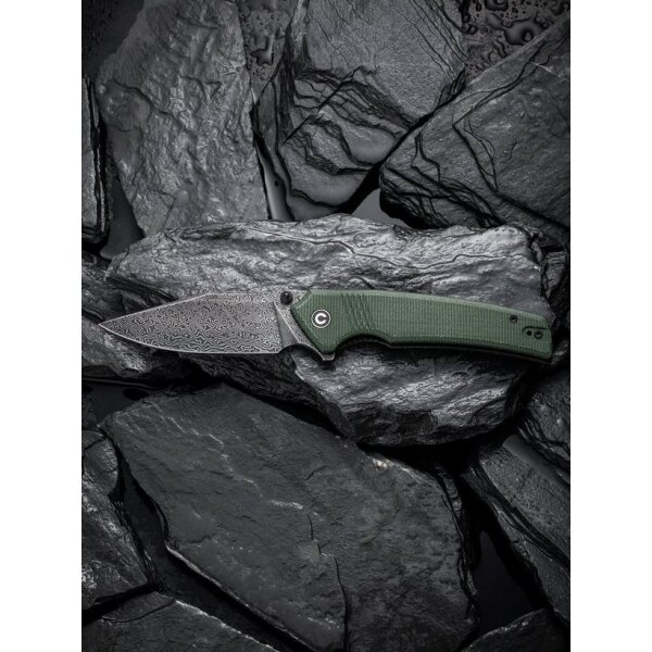 Civivi Tranquil Folder C23027-DS1 Damast Canvas Micarta