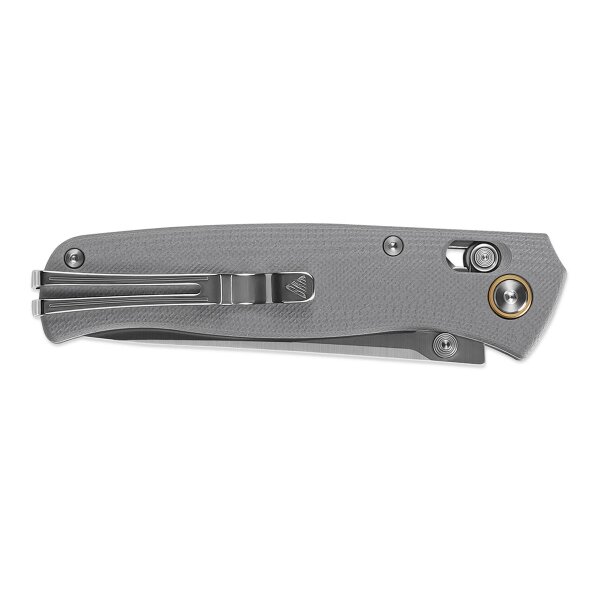 SRM Knives 255L-GK2 Medal Ambi Lock Folder grau G10