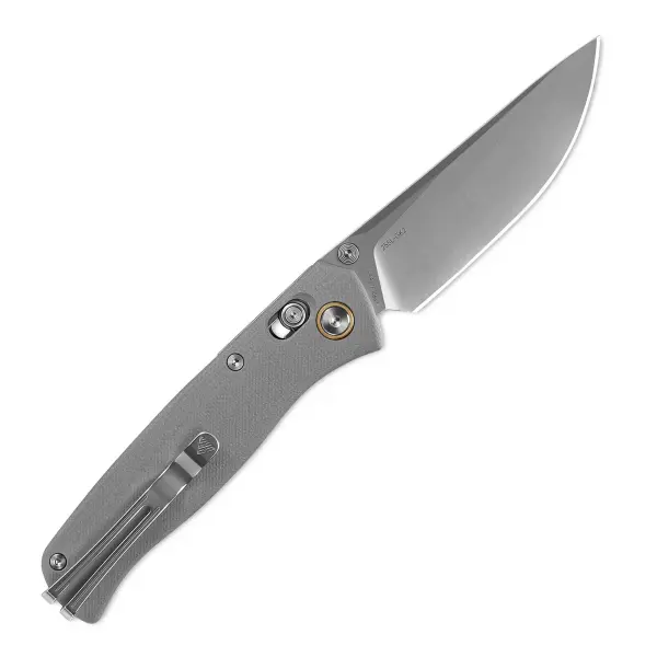 SRM Knives 255L-GK2 Medal Ambi Lock Folder grau G10
