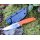 Za-Pas Ambro 2 G10 Orange D2 Stahl mit Scheide