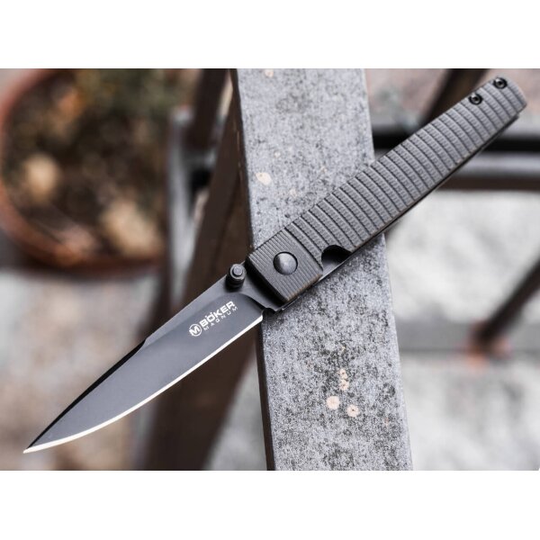 Böker Magnum Stereo 440A Stahl G10 Griff Messer 01RY004